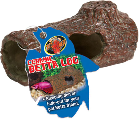 Sinking Betta Ceramic Log