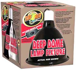 ZooMed Deep Dome Clamp Lamp - Click Image to Close