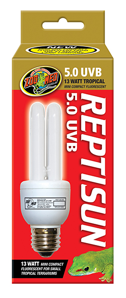 Zoo Med ReptiSun 5.0 Mini 13W Compact Fluorescent - Click Image to Close