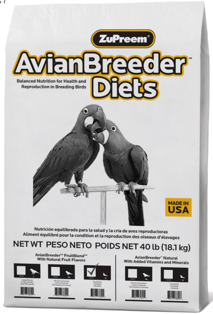 ZuPreem AvianBreeder Diet Large Parrot - Click Image to Close