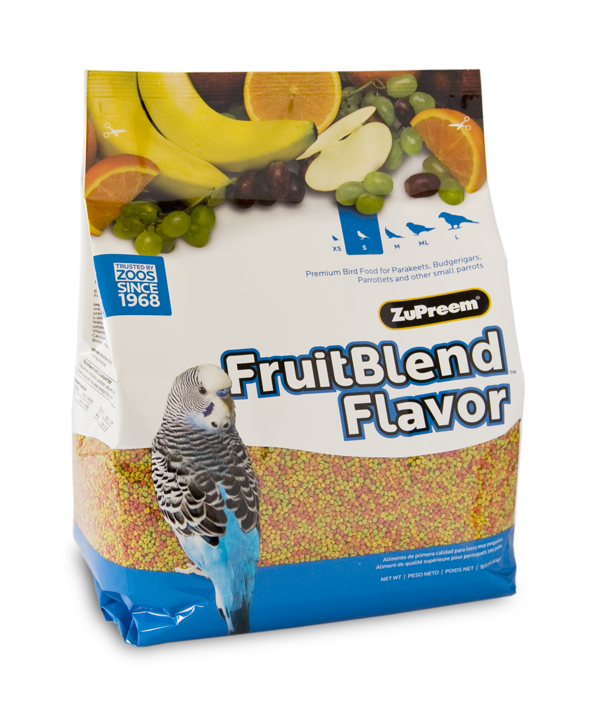 ZuPreem FruitBlend Small (Parakeets, Budgerigars, etc)